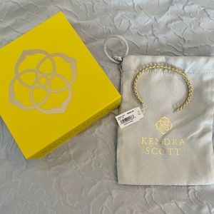 Kendra Scott 14K gold Grier Cuff bracelet, Brand New with tags, never worn